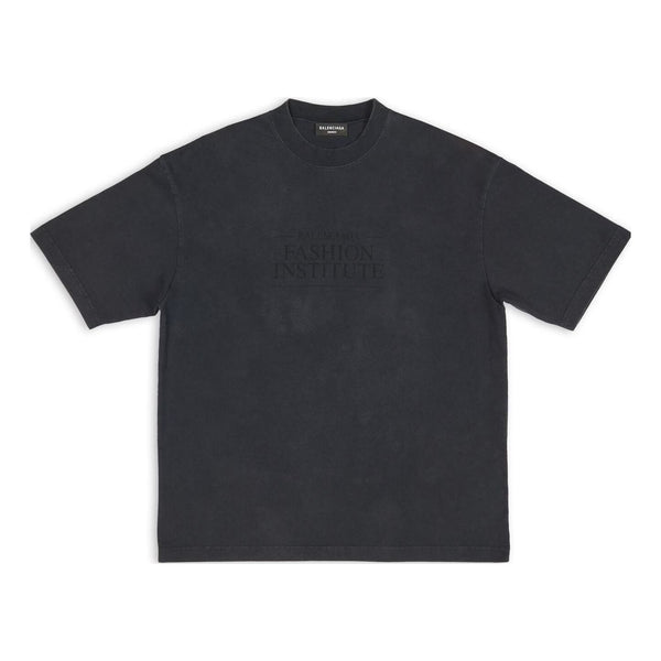 

Футболка fashion institute t-shirt medium fit 'washed black' Balenciaga, черный