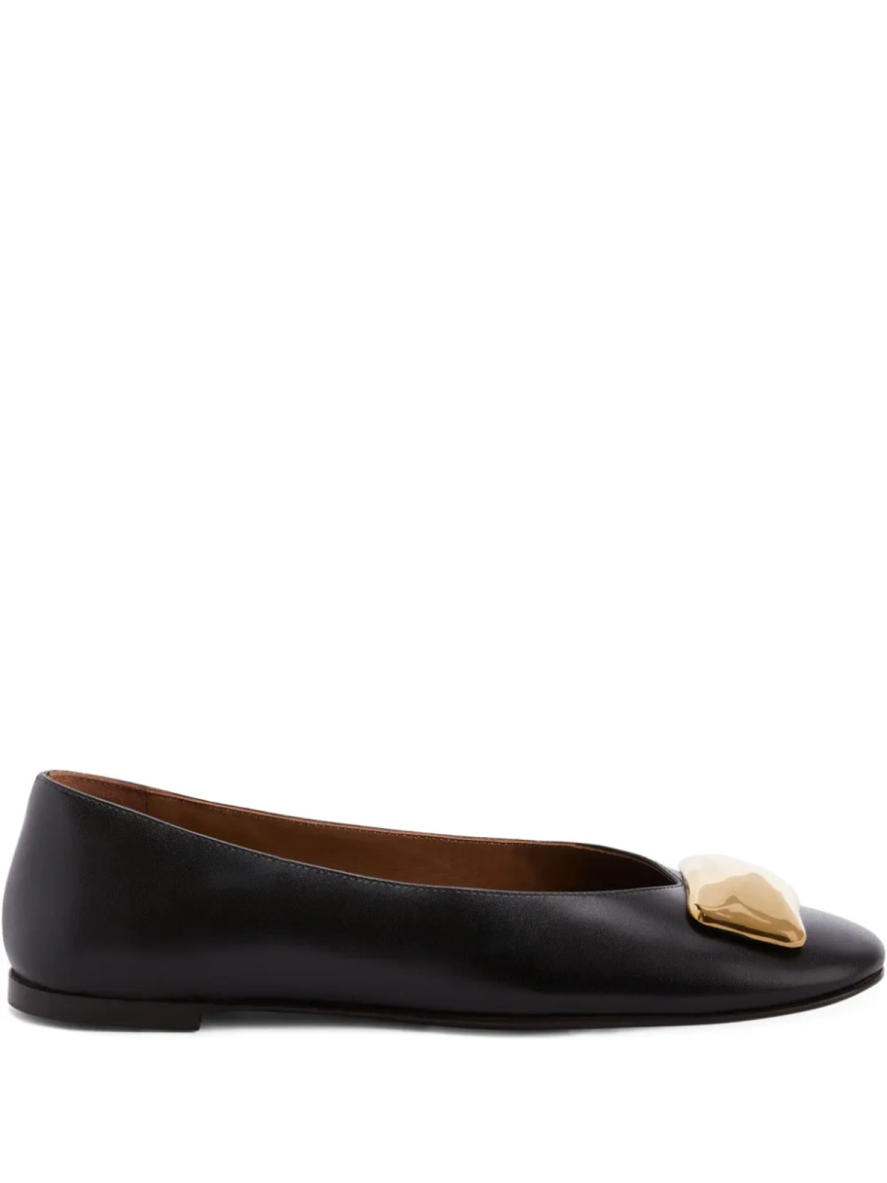 Балетки Georgia Stone Giuseppe Zanotti, черный