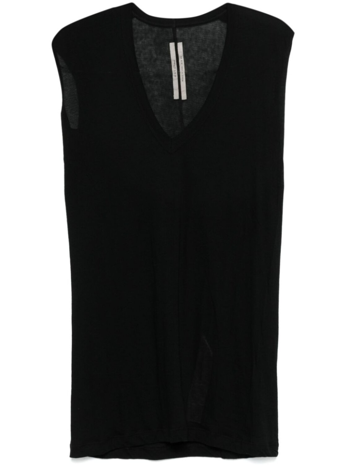 

Rick Owens футболка с глубоким V-образным вырезом, черный