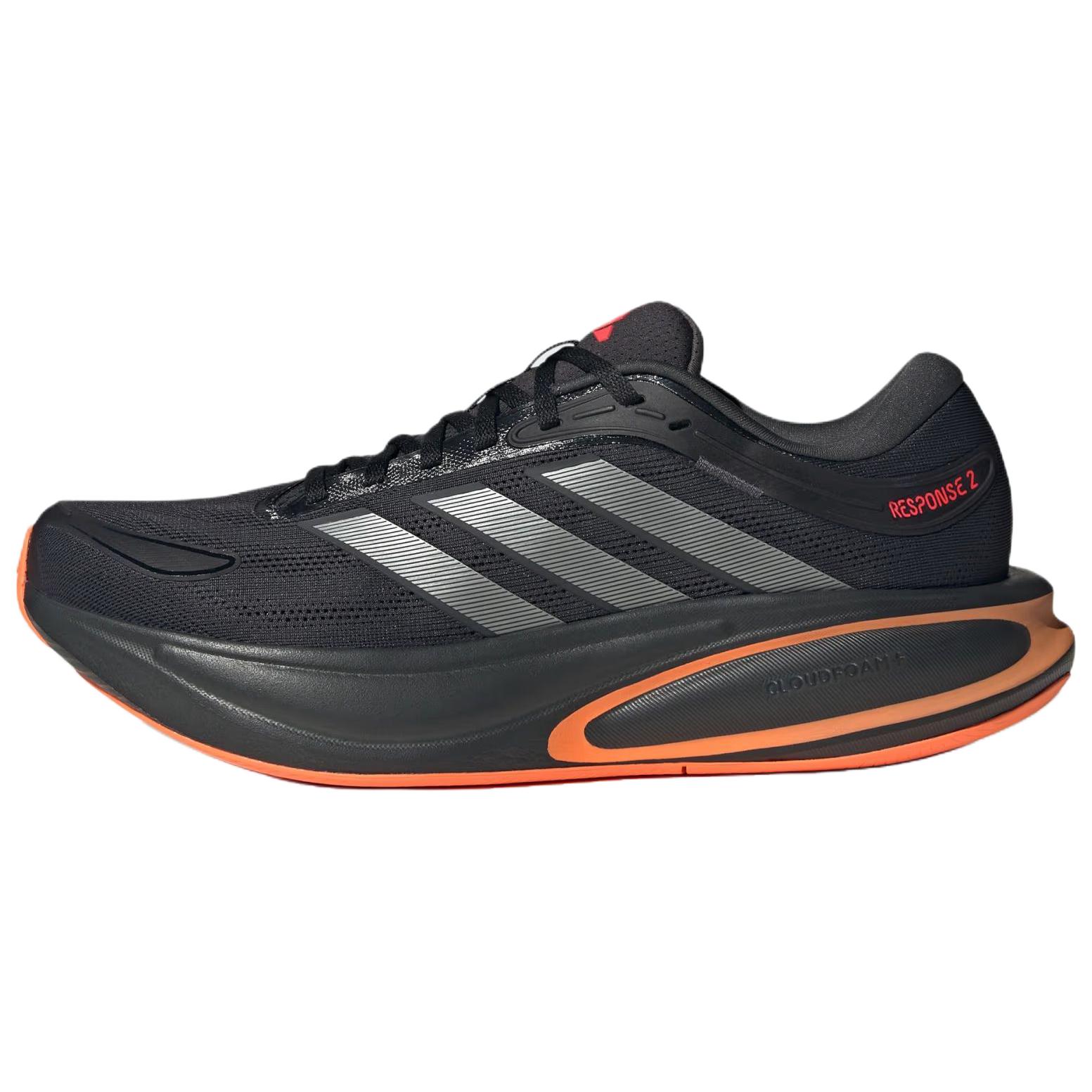 

Adidas Response 20 Breathable Support Rebound Running Shoes мужские черные silver