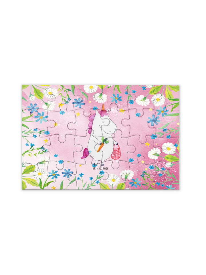 

Mr. & Mrs. Panda Веганская головоломка с единорогом без слов, пастельно-красного цвета