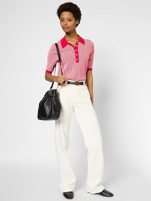 

Джинсы Ava с расклешенными брючинами Gerard Darel, Ecru