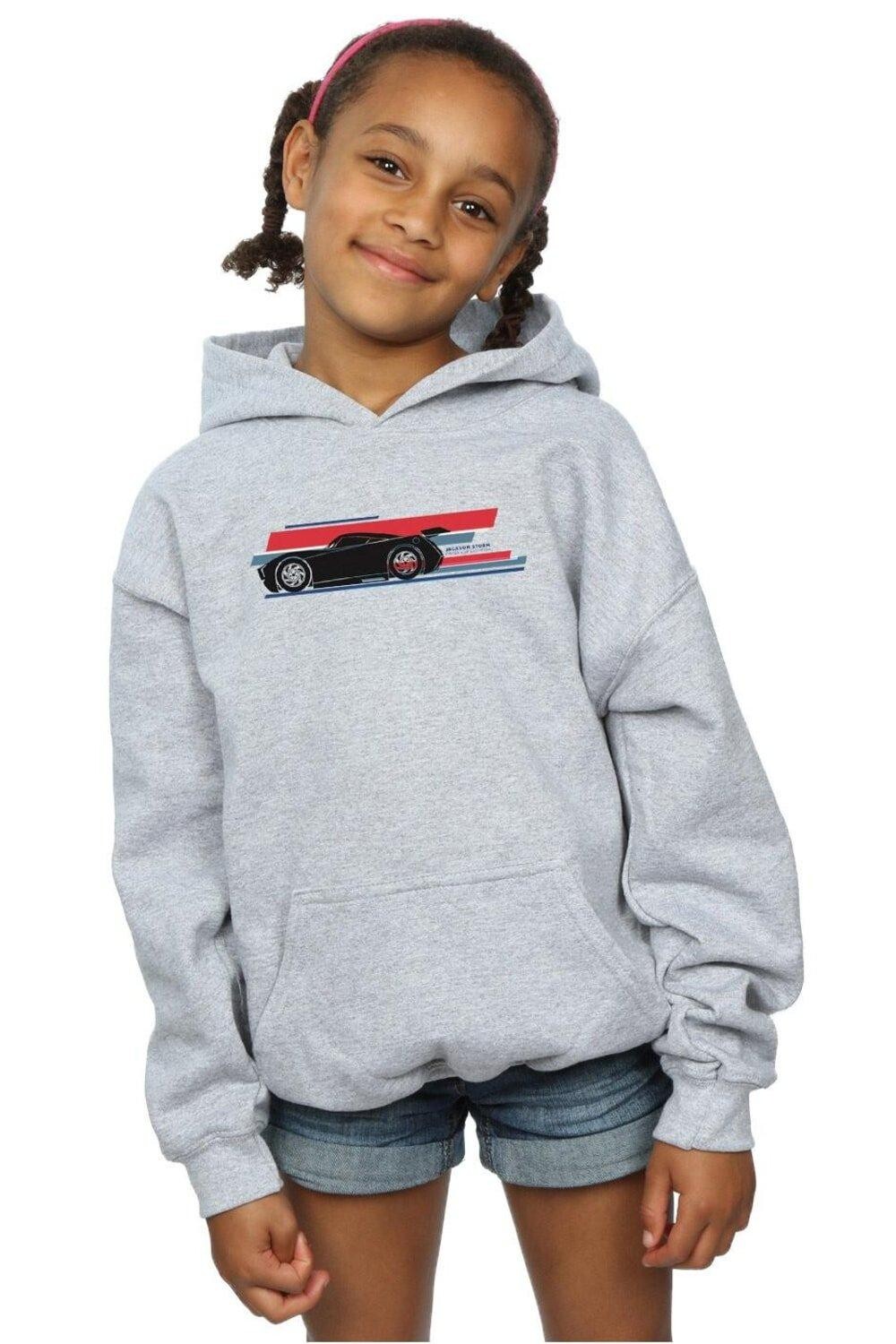 

Толстовка в полоску Cars Jackson Storm Stripes Disney, серый