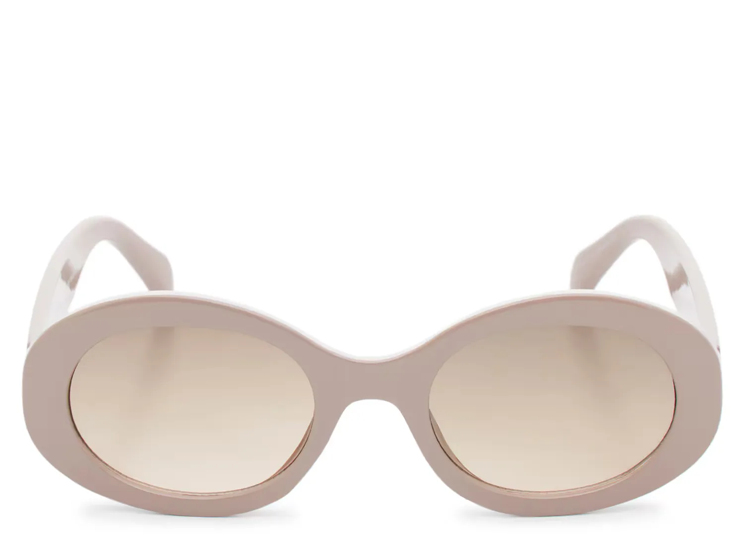 

Солнцезащитные очки Flame Oval Sunglasses Kelly & Katie, серо-коричневый