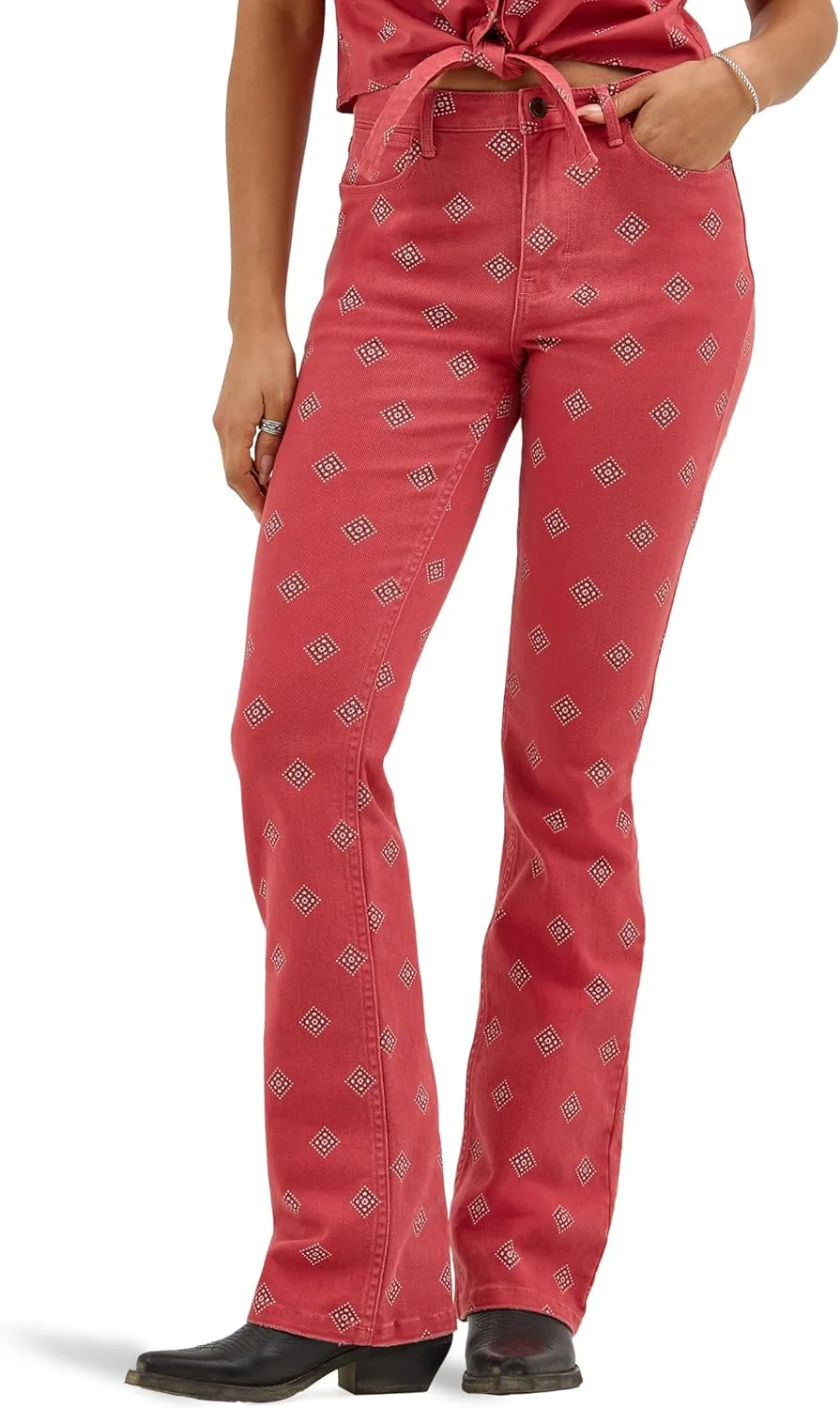 

Wrangler женские джинсы High Rise Bold Boot