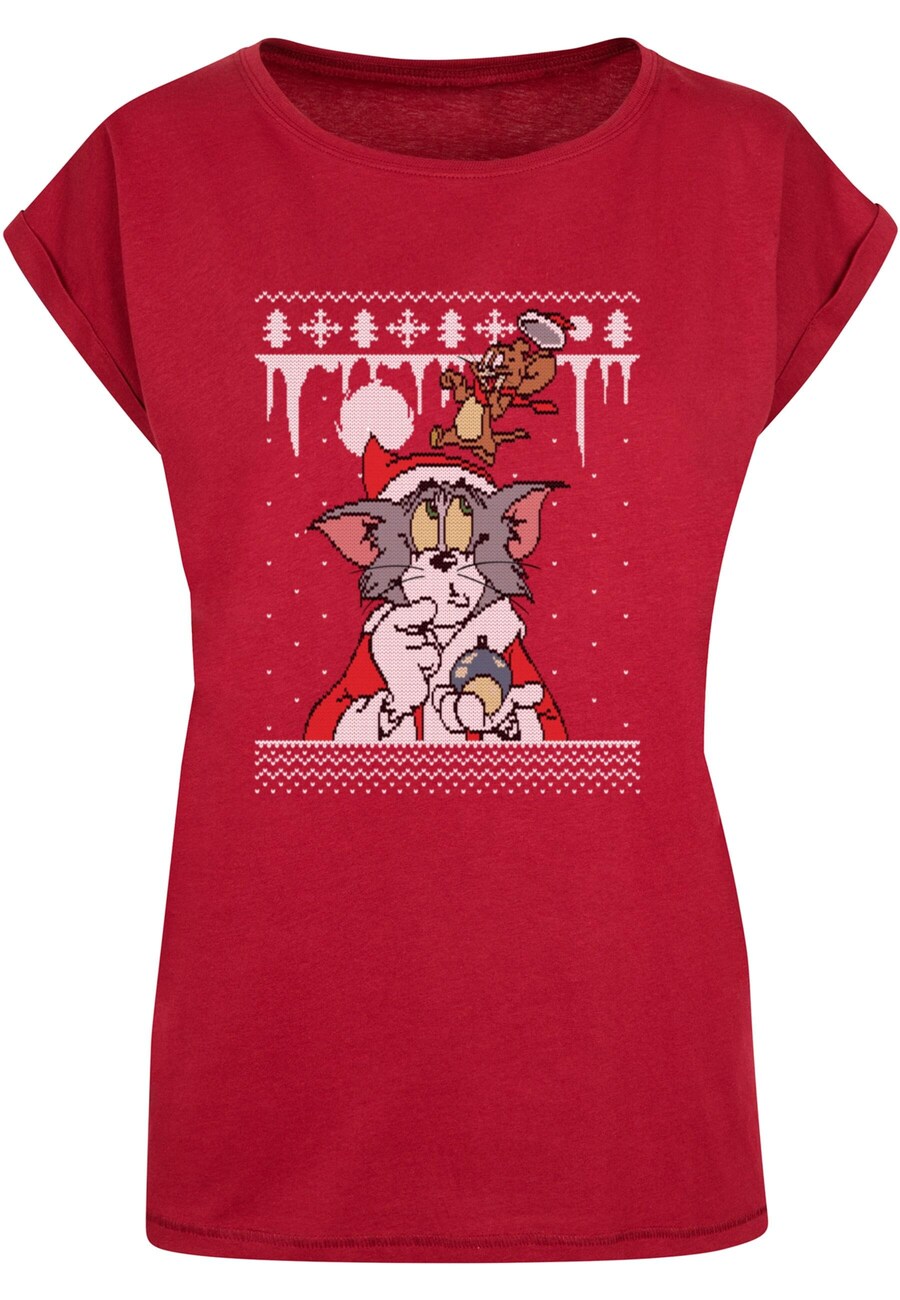 

Футболка ABSOLUTE CULT Shirt Tom and Jerry - Fair Isle, бордовый