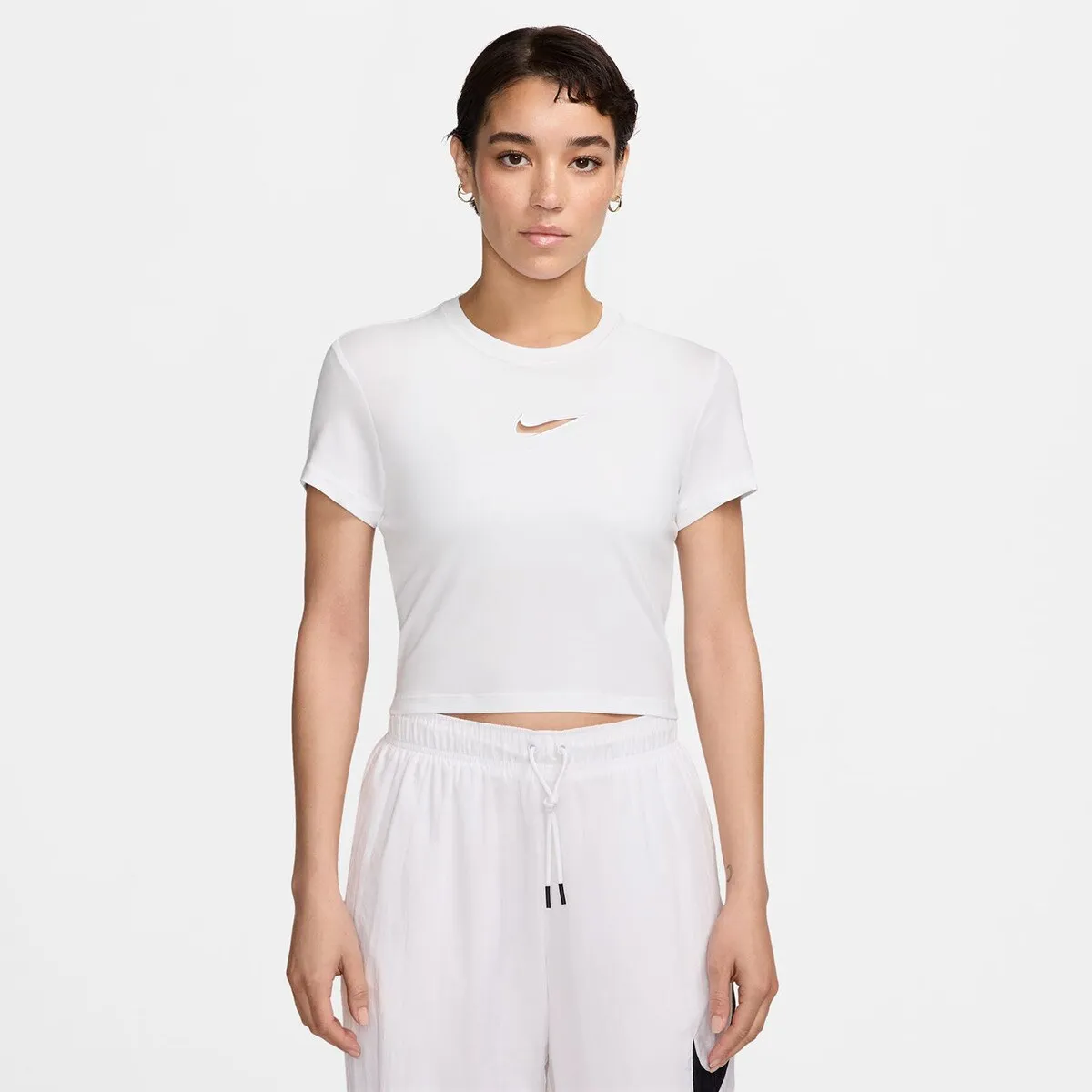 

Женская спортивная одежда Chill Knit Футболка Nike, белый