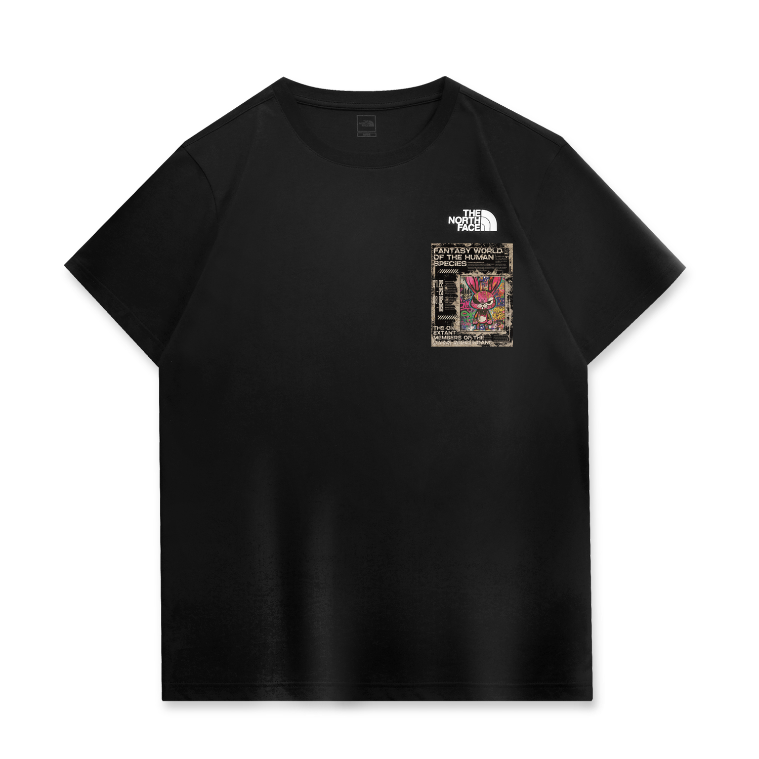 

THE NORTH FACE Футболка унисекс черная, Черный, THE NORTH FACE Футболка унисекс черная