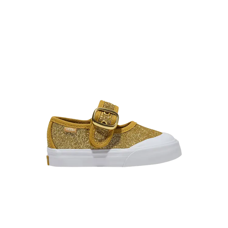 

Кроссовки Vans Mary Jane Toddler Glitter - Champagne Gold Yellow, золотой