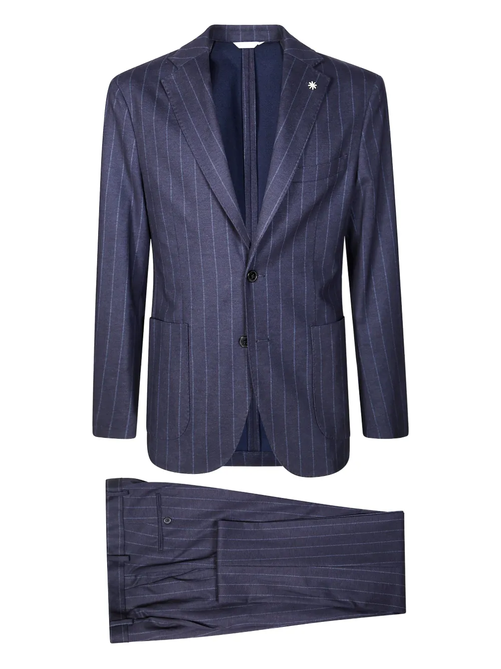 

Костюм в полоску Nuvola Manuel Ritz, синий