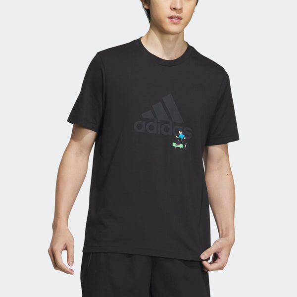 Футболка с графическим логотипом Футболка Adidas, черный — фото 2