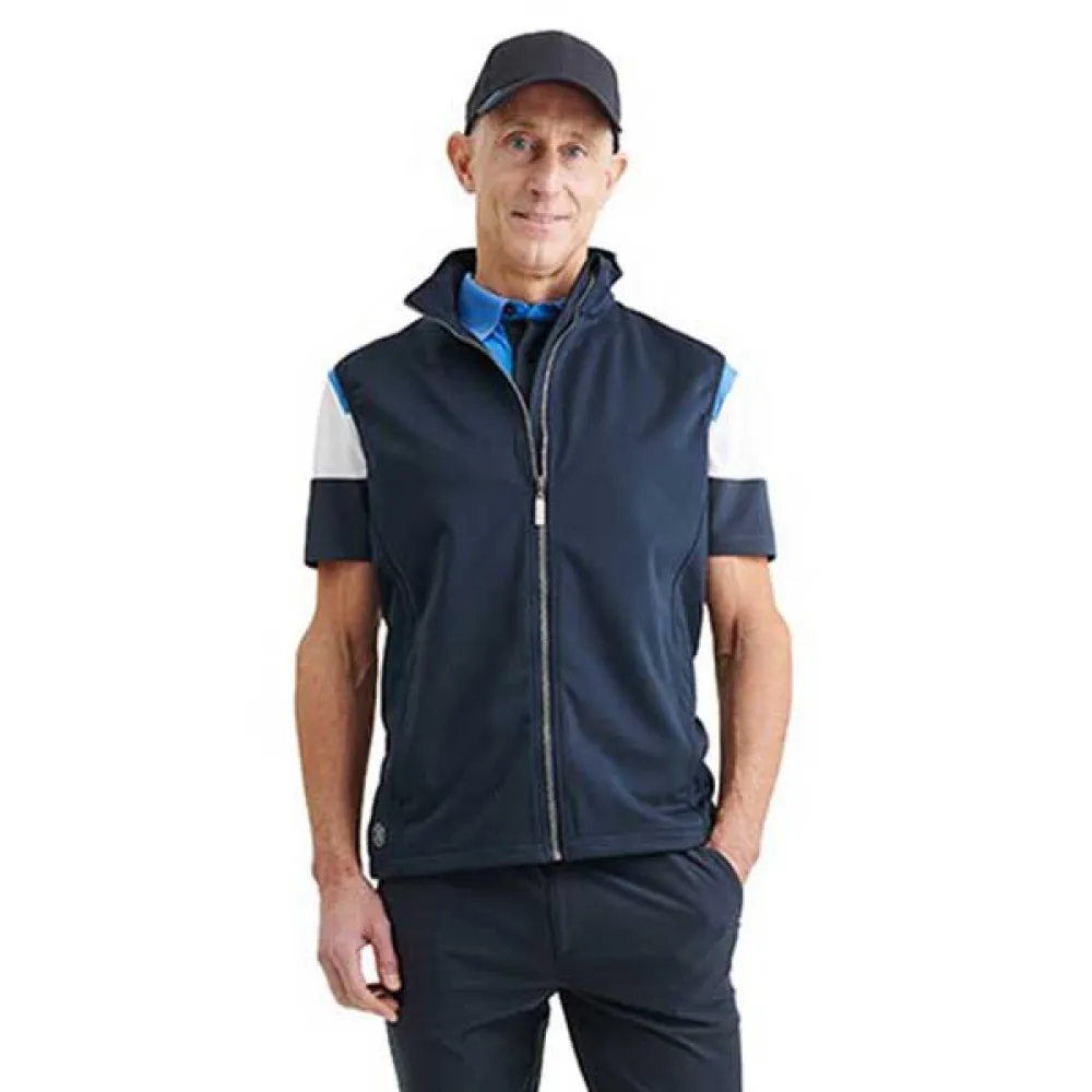 

Жилет Abacus Golf Lytham Soft Shell, синий