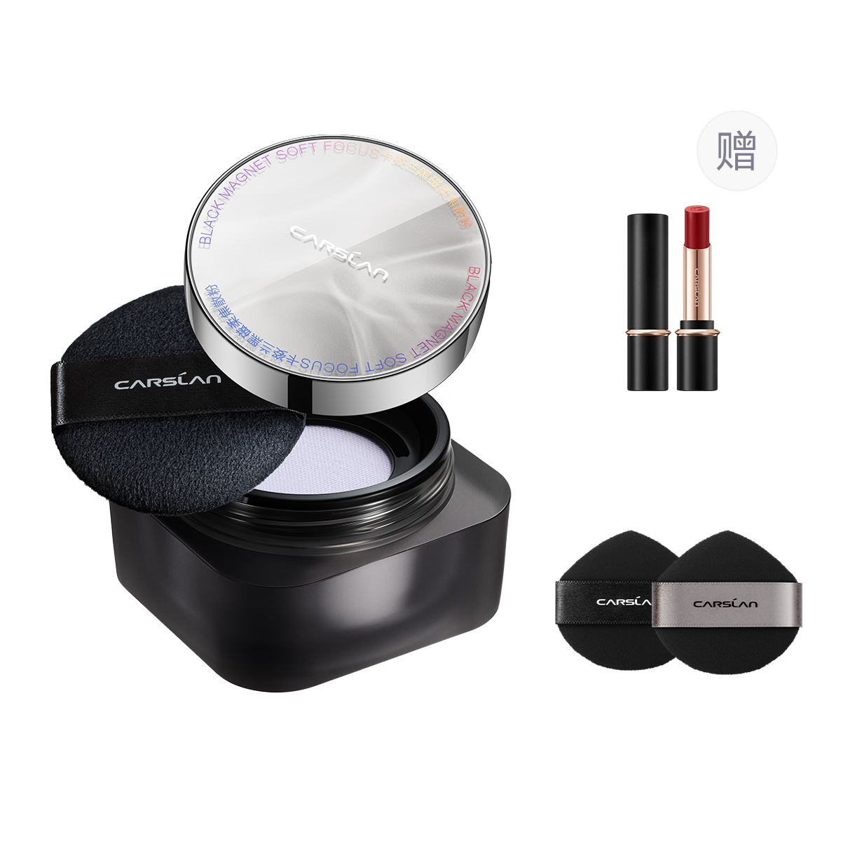 

Рассыпчатая пудра для женщин Carslan, regular | crackle фиолетовый 18g [large capacity edition]