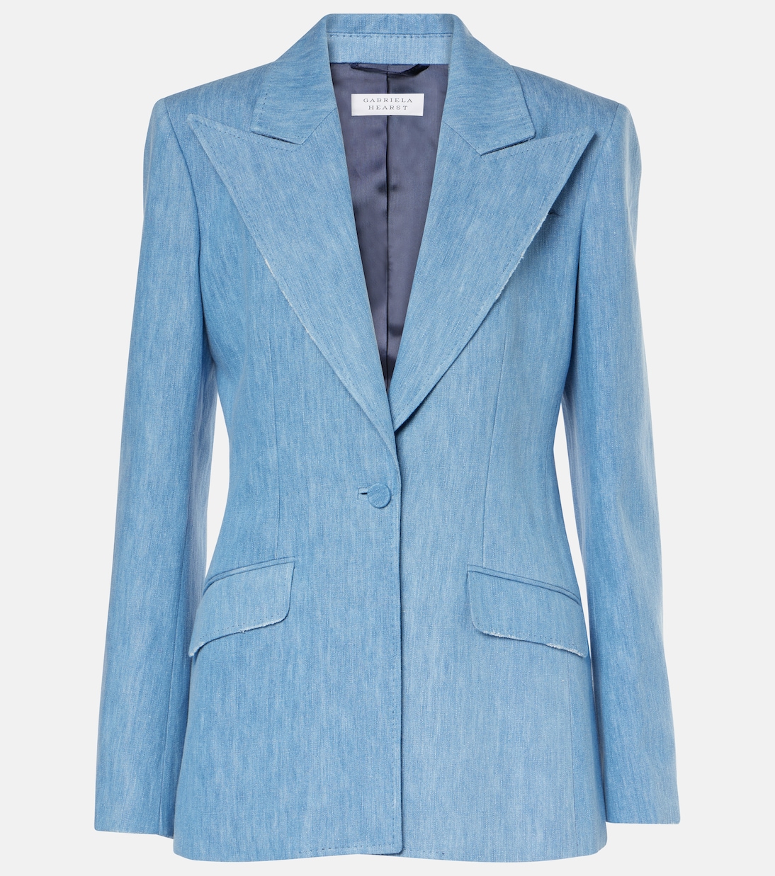 

Джинсовый блейзер Leiva Gabriela Hearst, Light Blue Denim