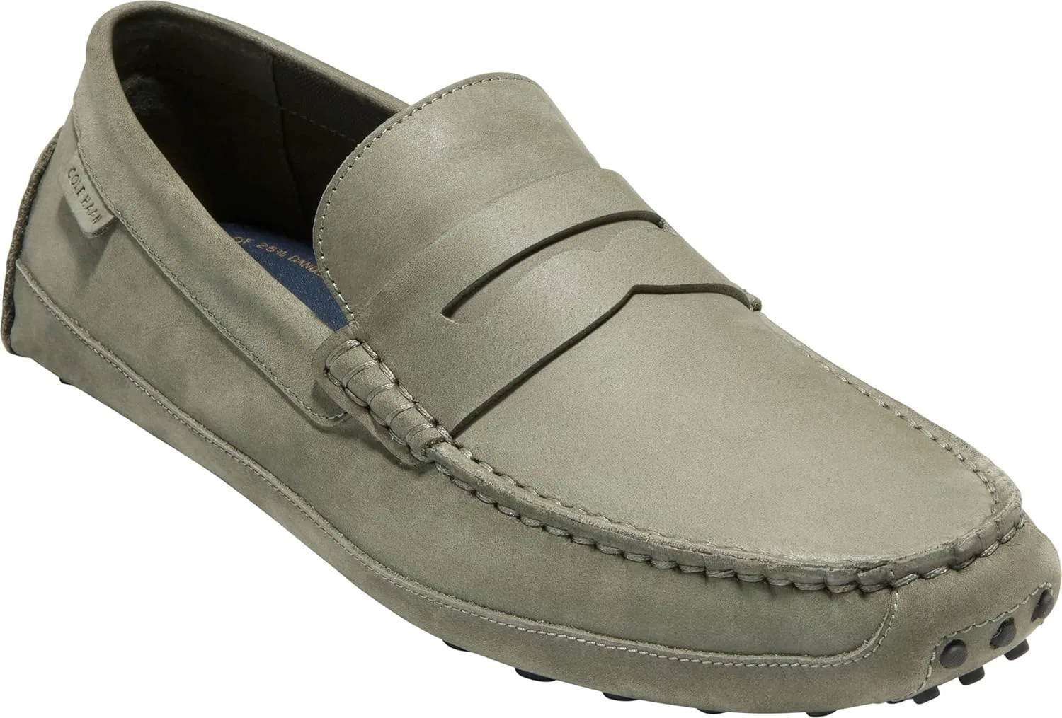 Мужские мокасины Cole Haan Davies Grand Penny для зимы, оливковый — фото 3