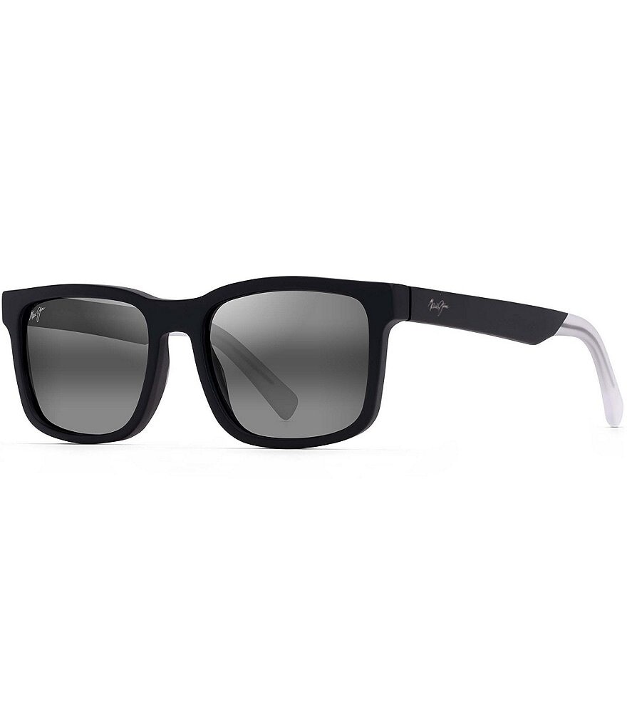 

Солнцезащитные очки унисекс Maui Jim Stone Shack 55 мм, квадратные, поляризованные, черный