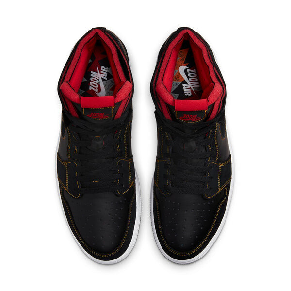 Кроссовки 1 высокие zoom комфорт Air Jordan, черный — фото 4