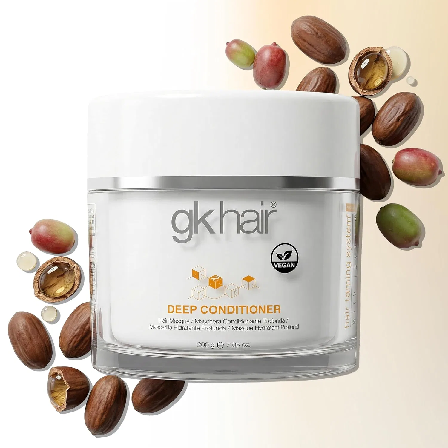 Интенсивно увлажняющая восстанавливающая маска для волос «Deep Conditioner Masque» от GK HAIR Global Keratin Gk Hair — фото 3