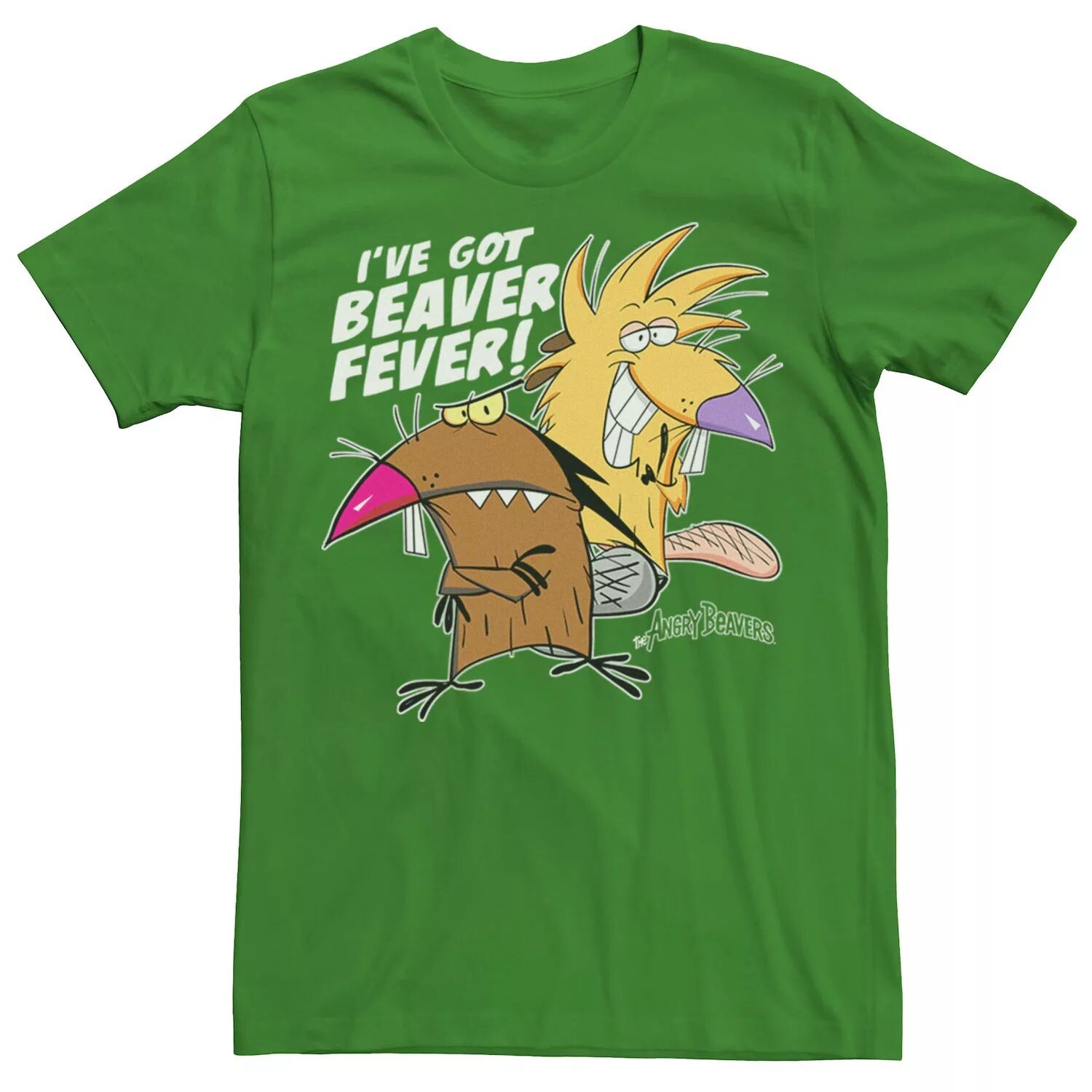 

Мужская футболка Angry Beavers I've Got Beaver Fever с портретом Licensed Character