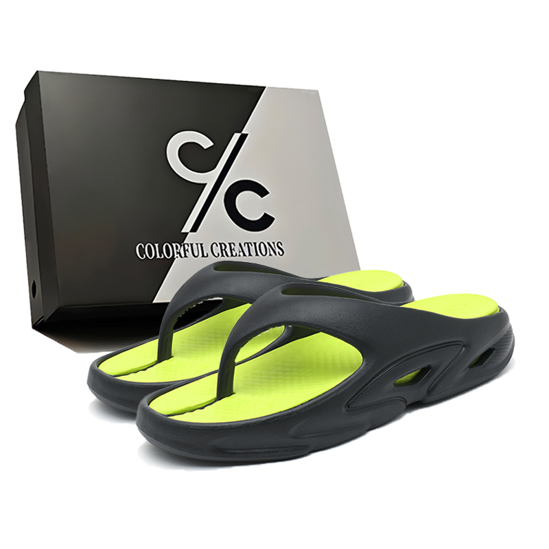 

Мужские шлепанцы Colorful Creations, Black Green