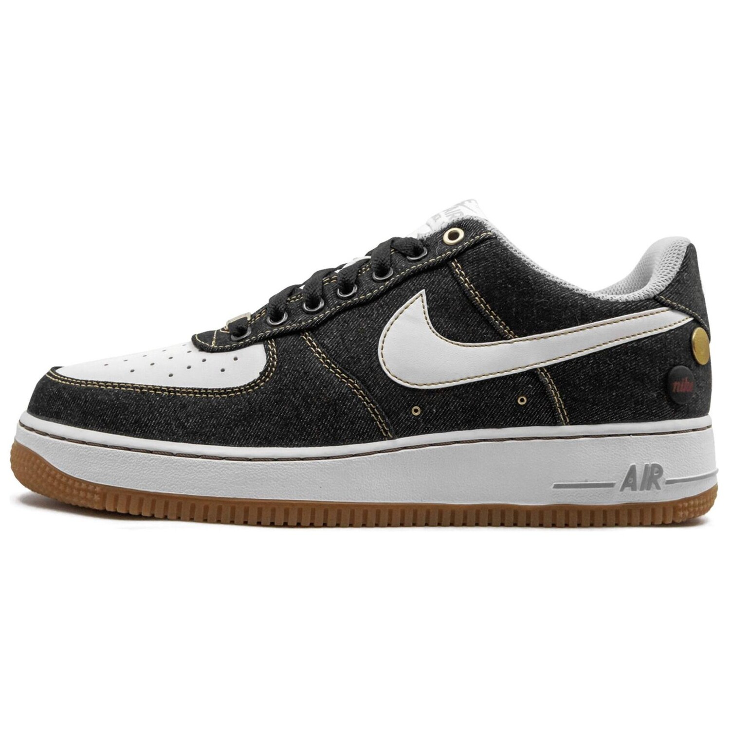 

Кроссовки Nike Air Force 1 '07 Low Black Denim, коричневый