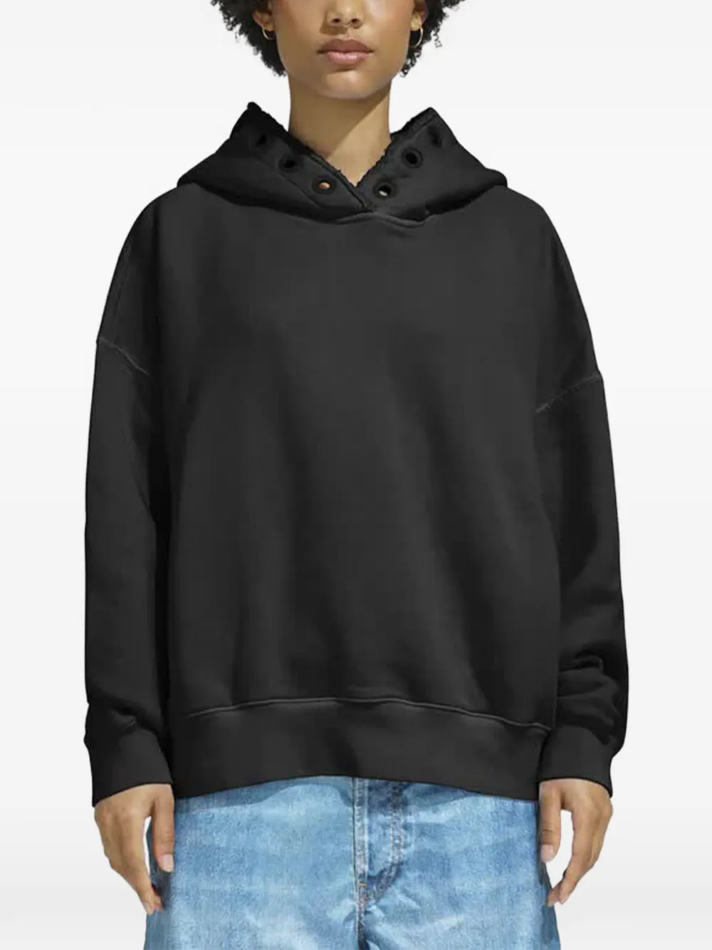 

Толстовка с отделкой люверсами Khrisjoy, черный