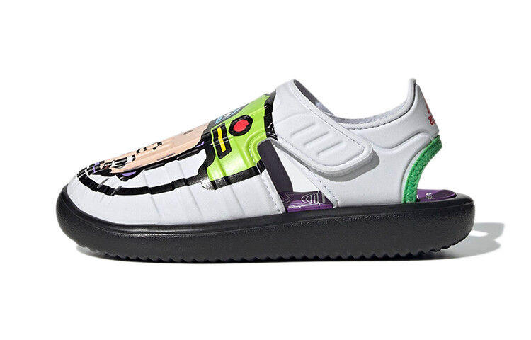 

Сандалии детские Disney X PIXAR PS белые/черные/зеленые Adidas