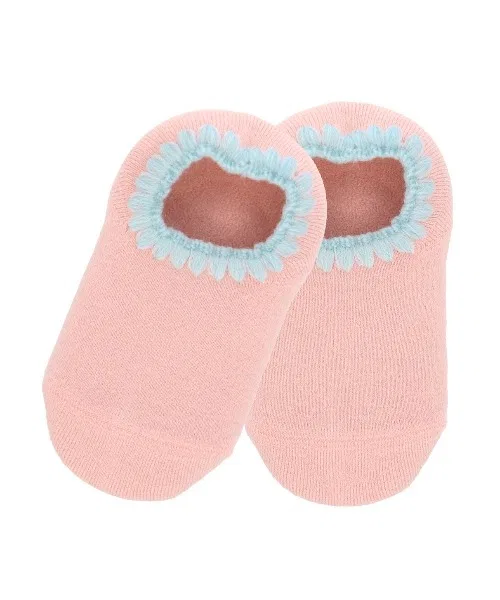Детские носки NAIGAI COMFORT с рисунком в виде ракушек и нескользящей подошвой 04558001