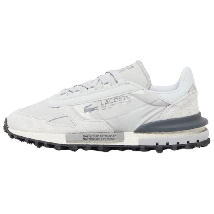 

Нескользящие износостойкие низкие повседневные туфли, мужские серые LACOSTE, Gray