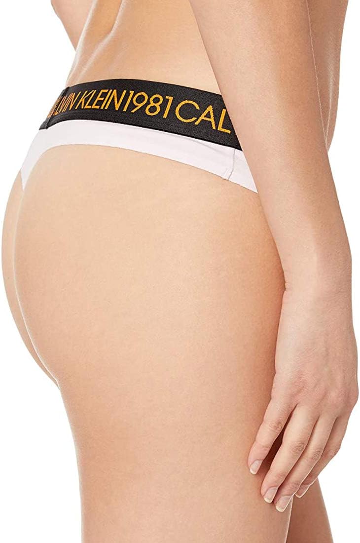 Женские трусики-стринги Calvin Klein 1981 года из яркого хлопка, Pink Sky — фото 2