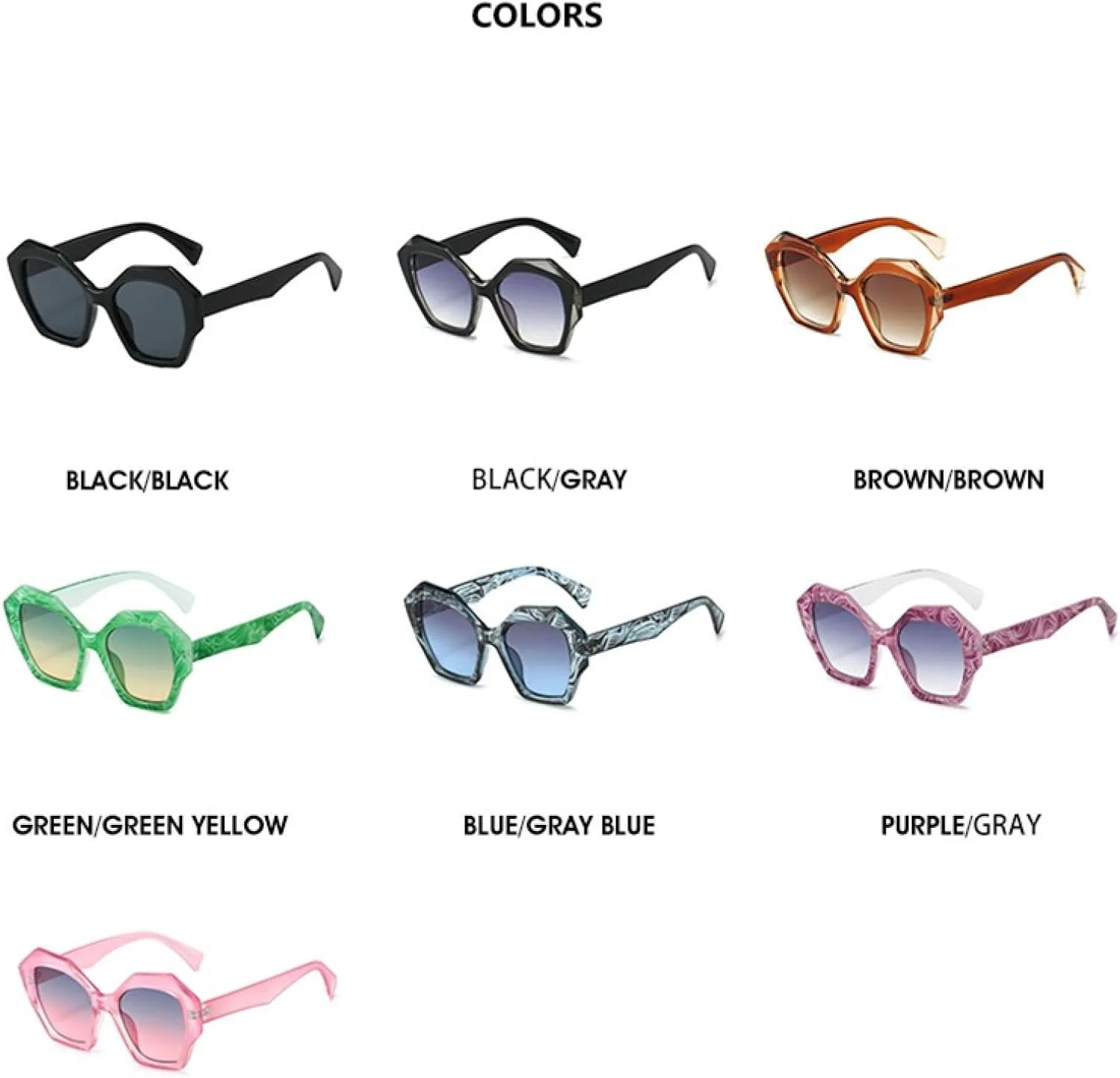 

Солнцезащитные очки с защитой от УФ-излучения UV400 | Легкая оправа | Для женщин и мужчин | Для занятий спортом на открытом воздухе и вождения DSVIGF, Grey