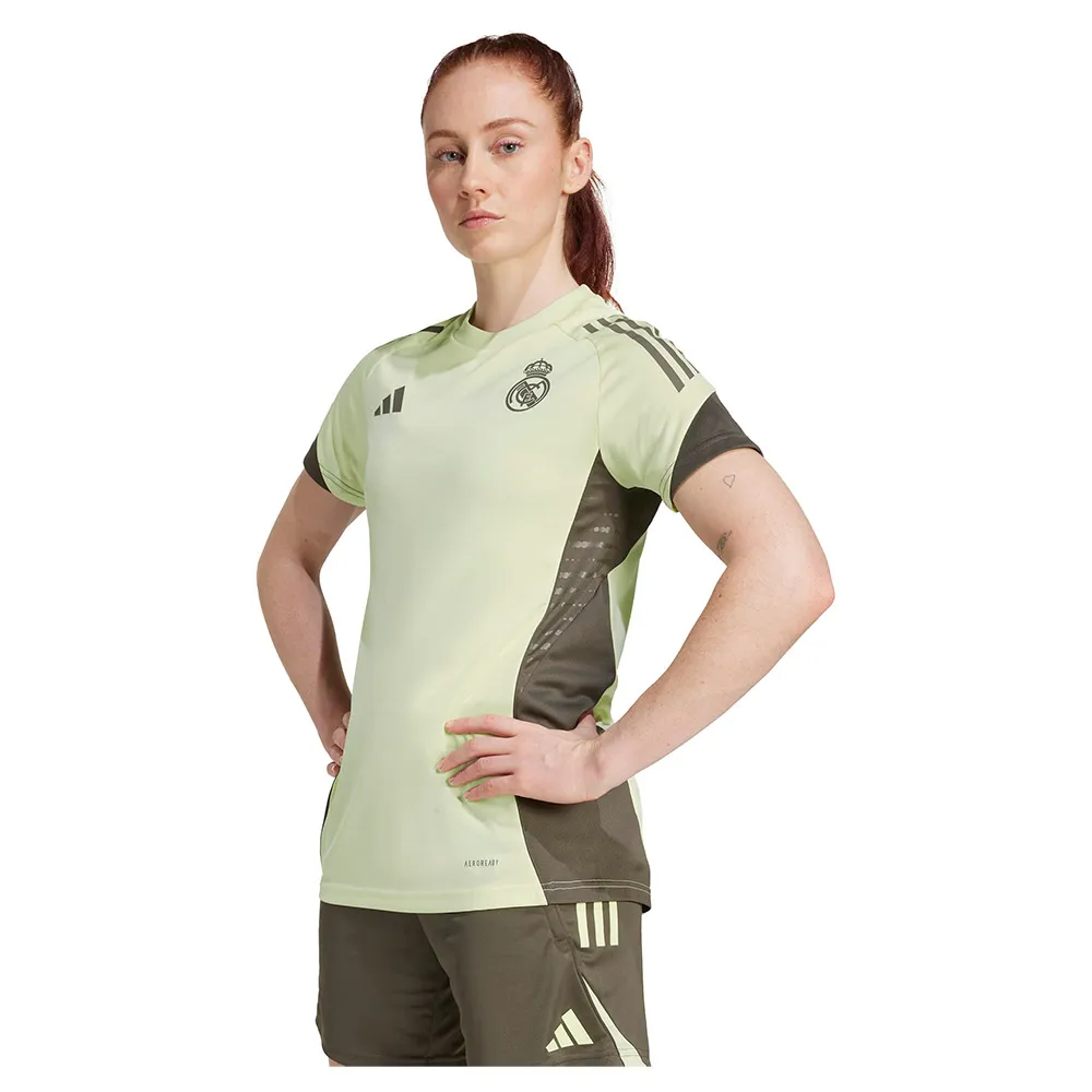 

Футболка с коротким рукавом adidas Real Madrid Tiro 25/26 Competition training Woman, зеленый