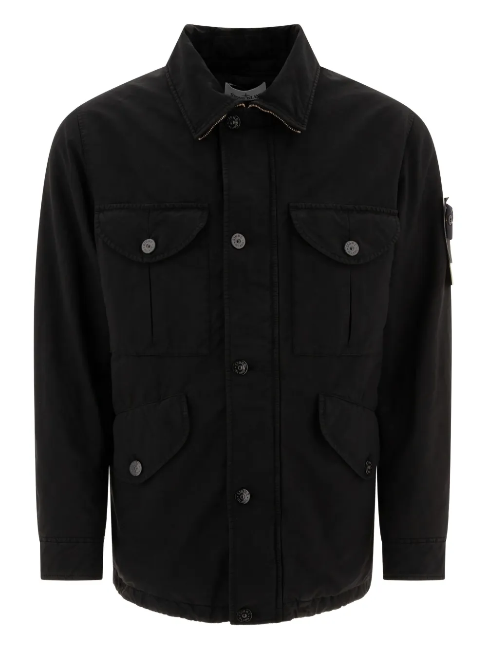 

Куртка с накладными карманами Stone Island, черный
