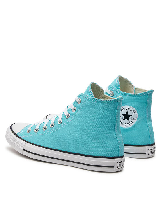 Тканевые кроссовки Chuck Taylor All Star Hi A06562C Converse, синий — фото 3