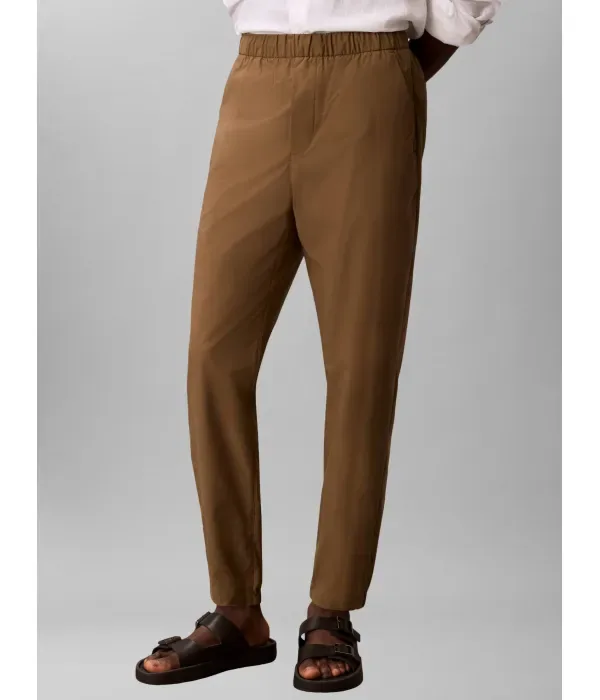 Брюки slim fit Calvin Klein, хаки
