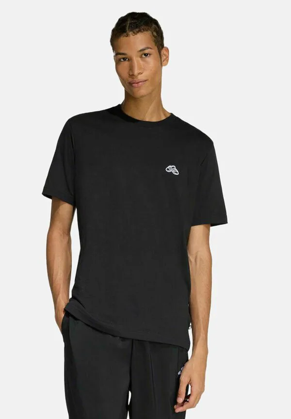 Летняя футболка с графическим принтом в стиле слайдер Adidas Performance, Black