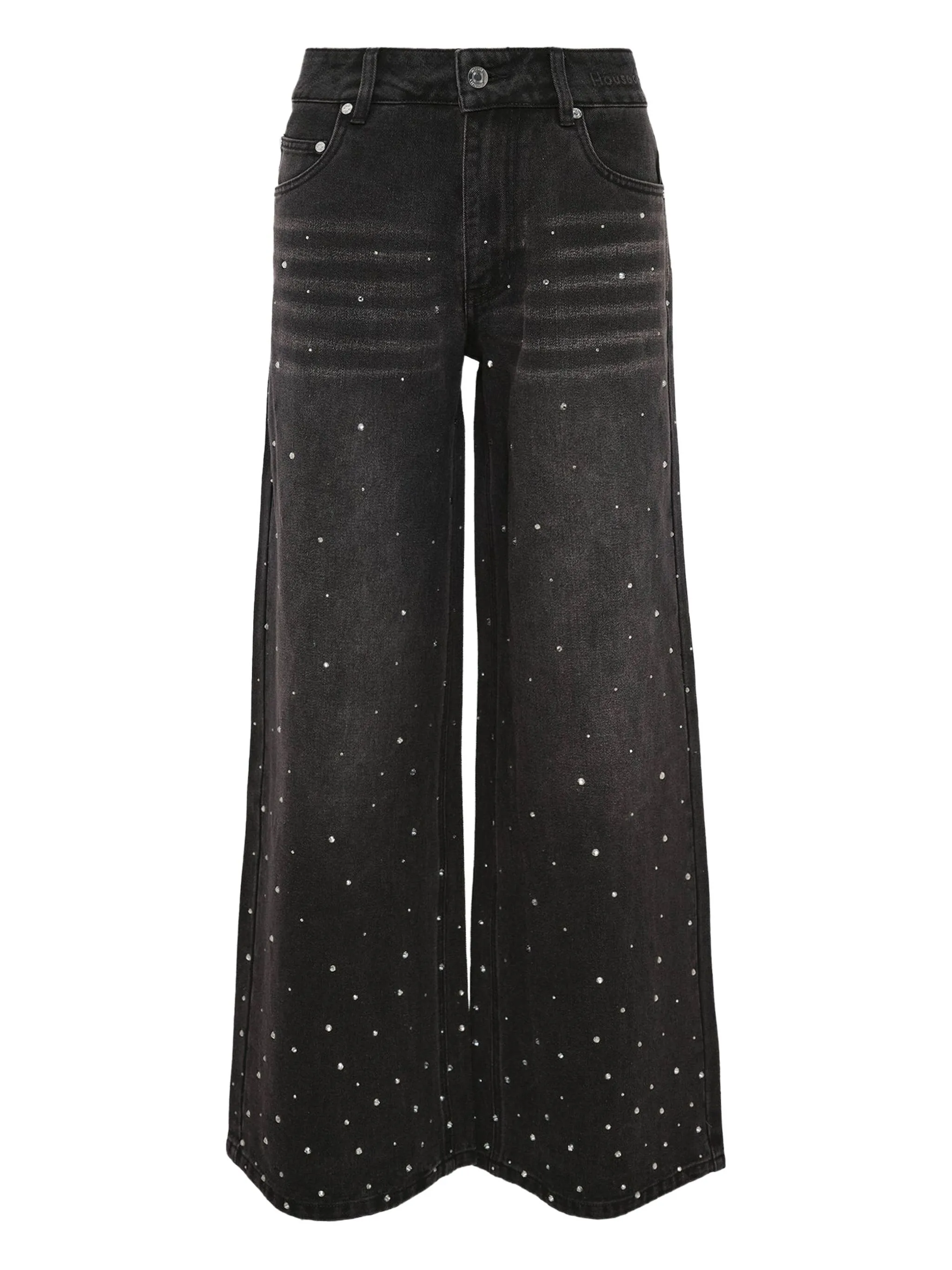 

Украшенные джинсы House Of Sunny, черный