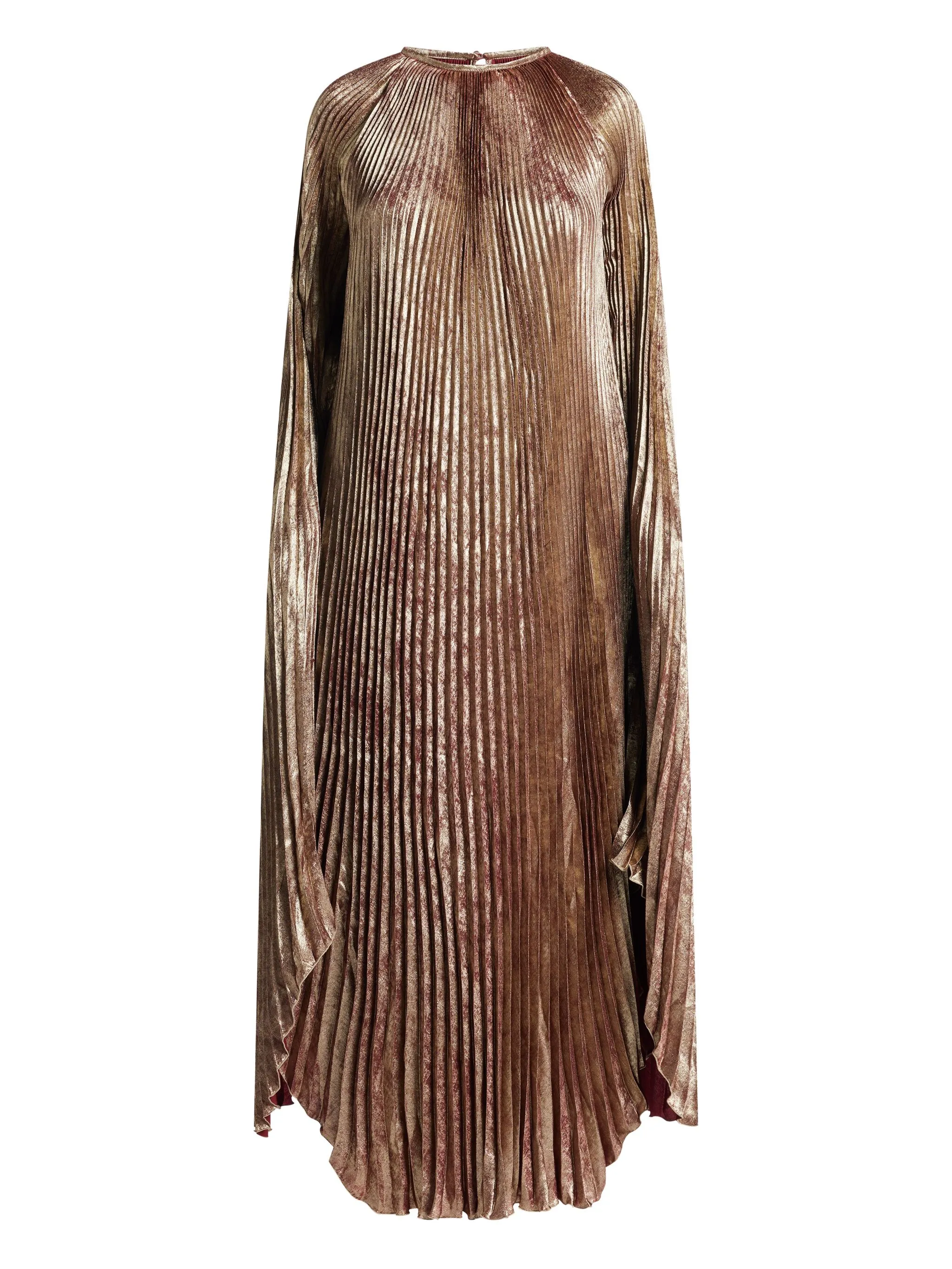 

Плиссированное платье макси Palais L'Idée, коричневый
