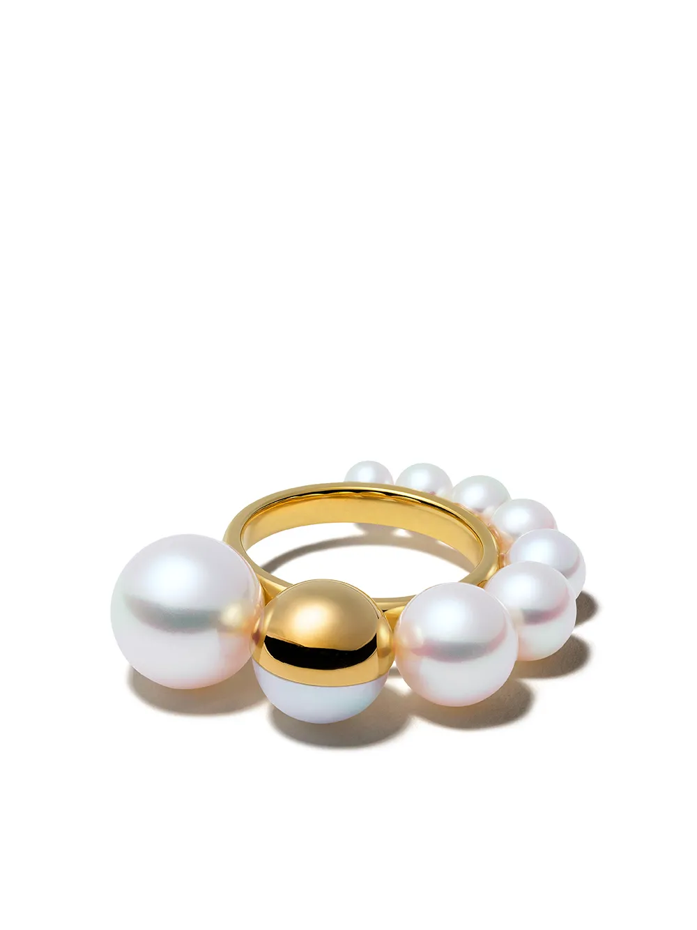 

Кольцо M/G TASAKI Shell из желтого золота с жемчугом, золотой