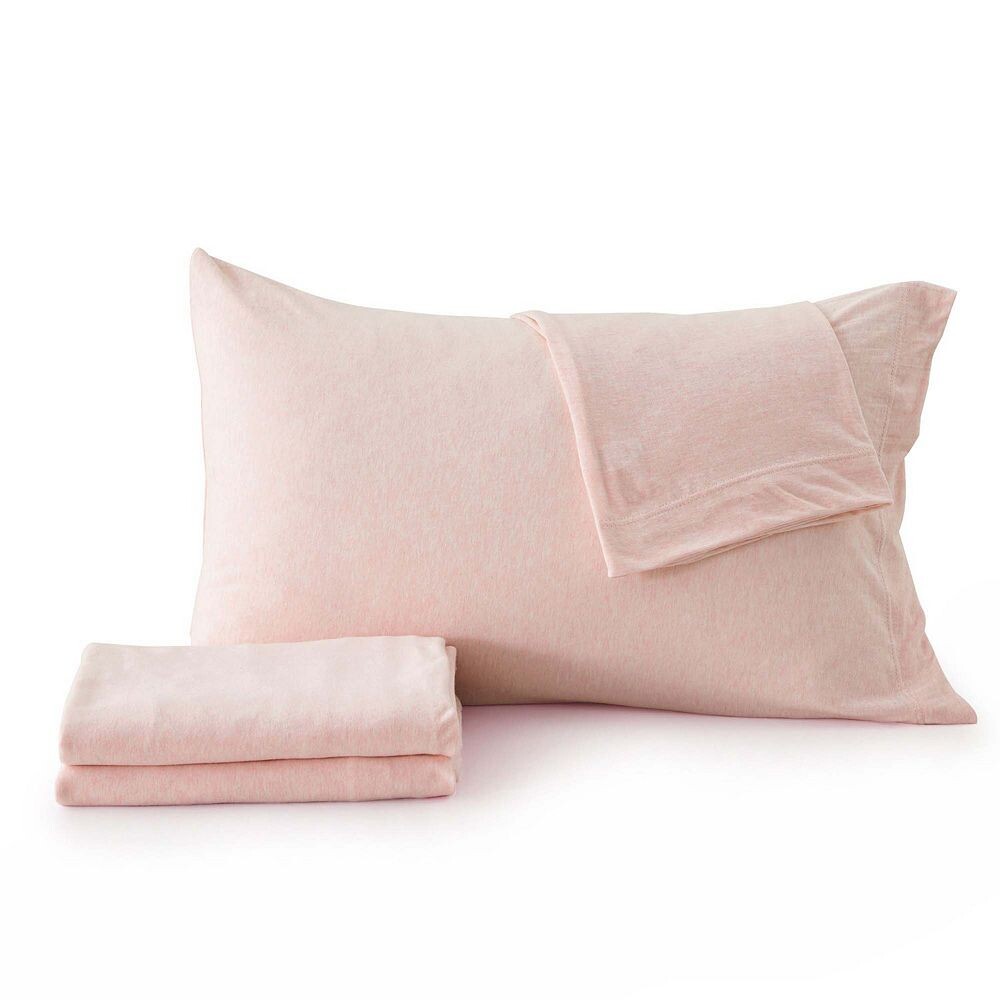 

Комплект трикотажного простыня Carmen из джерси Home Collective, розовый