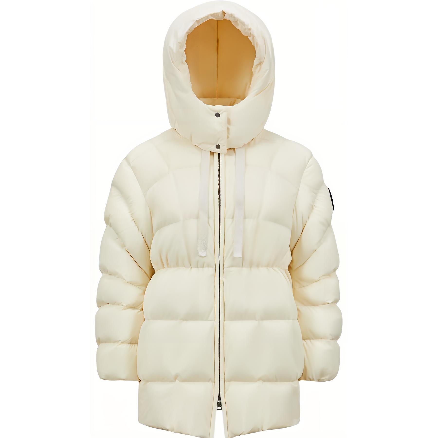 

X Lulu Li Lulu Li Collaboration FW24 Пуховик Женский Цвет слоновой кости белый MONCLER GENIUS, айвори