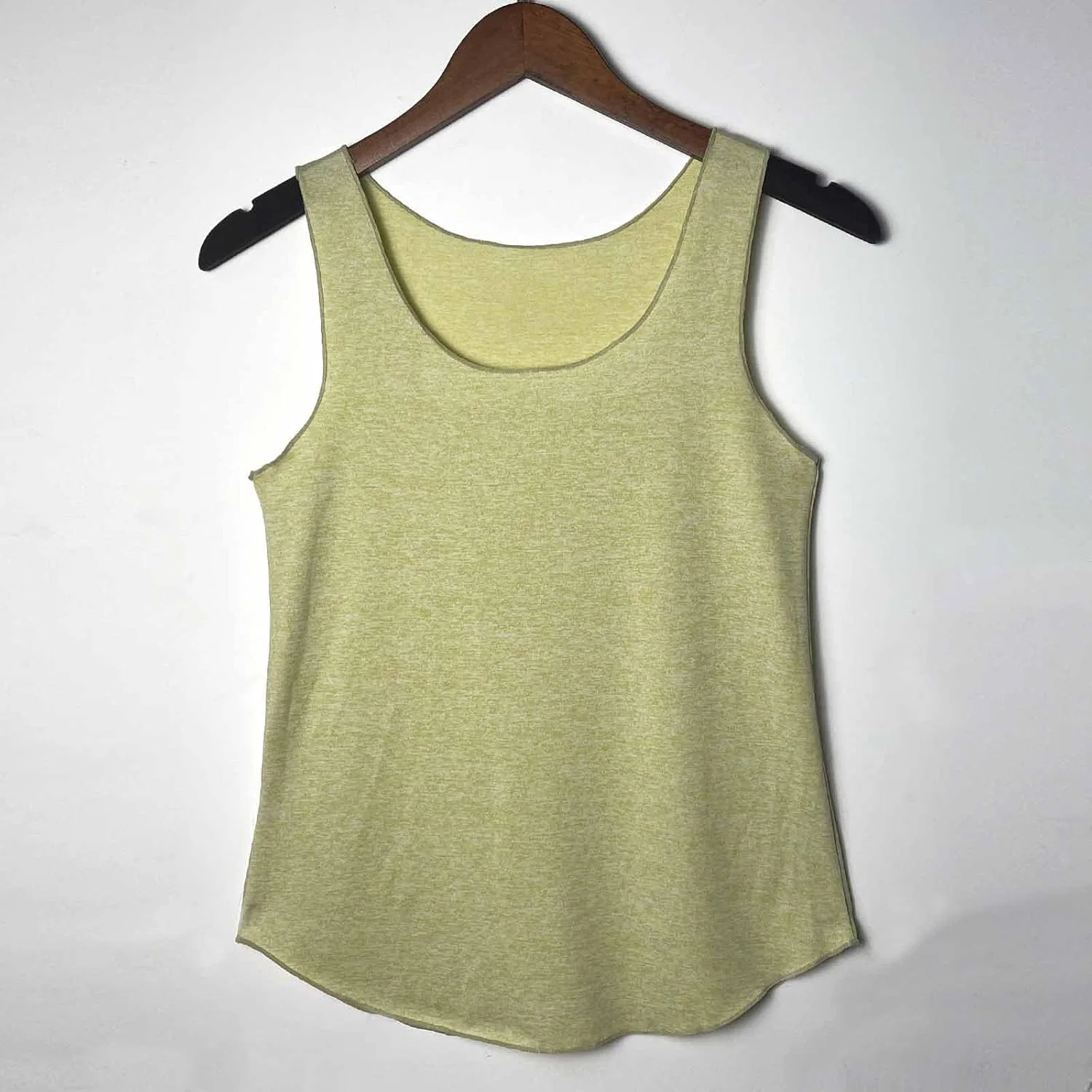 Женский топ для тренировок Workout Basic Tank Tops, Army Green — фото 4