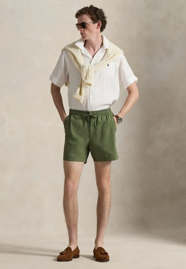 6-Дюймовые шорты polo prepster performance Polo Ralph Lauren, Supply Olive/Garden Trail Mult — фото 2