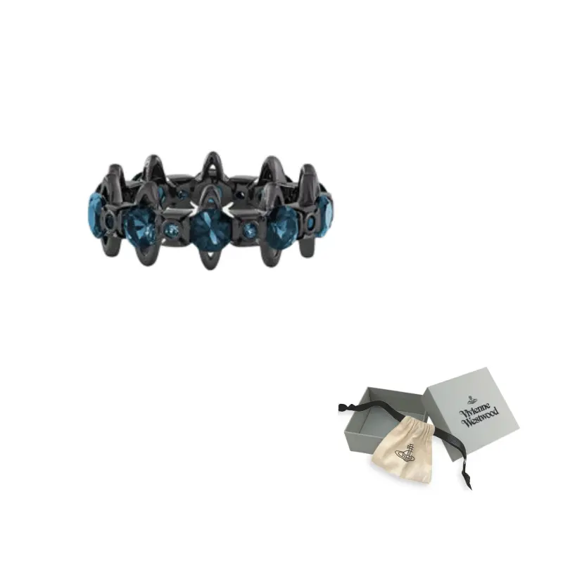 

Vivienne Westwood Кольца мужские, черно-синие