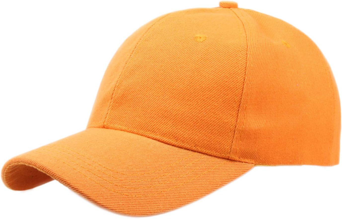 

Бейсбольная кепка Andongnywell Plain Blank, женская и мужская, регулируемая, хлопковая, классическая, для бега, езды на велосипеде, пешего туризма Generic, Orange
