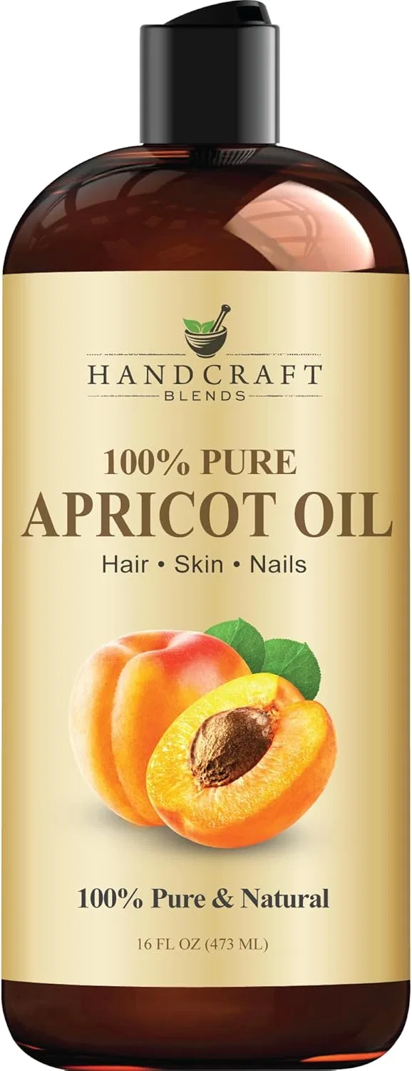 Масло для лица Handcraft Blends — Масло абрикосовых косточек холодного отжима, % чистое и натуральное, 40 мл