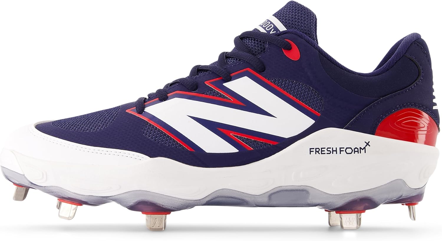 Мужские кроссовки New Balance Fresh Foam X 3000 V7, белый/красный/синий — фото 2