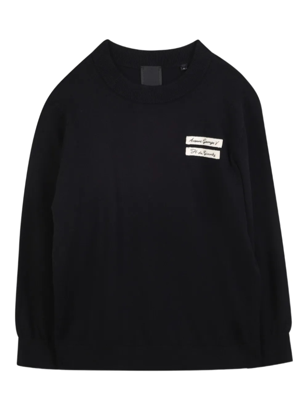 

Givenchy Kids толстовка с нашивкой-логотипом, черный