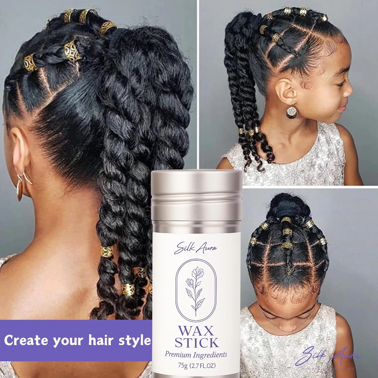Набор для париков и ухода за волосами «Wigs & Hair Care Set» от Silk Aura Silk Aura — фото 3