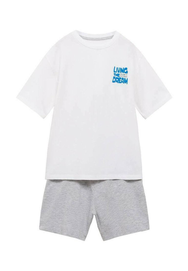 

Пижама TWEEDELIGE KORTE SET Mango Kids, пятнистый серый